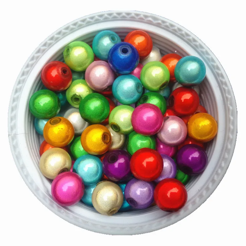 

Free Shipping 10MM Mixed Colors Acrylic Miracle Beads,Wholesale Jewelry Spacer Beads Fit for DIY Necklace Bracelet for Toddler