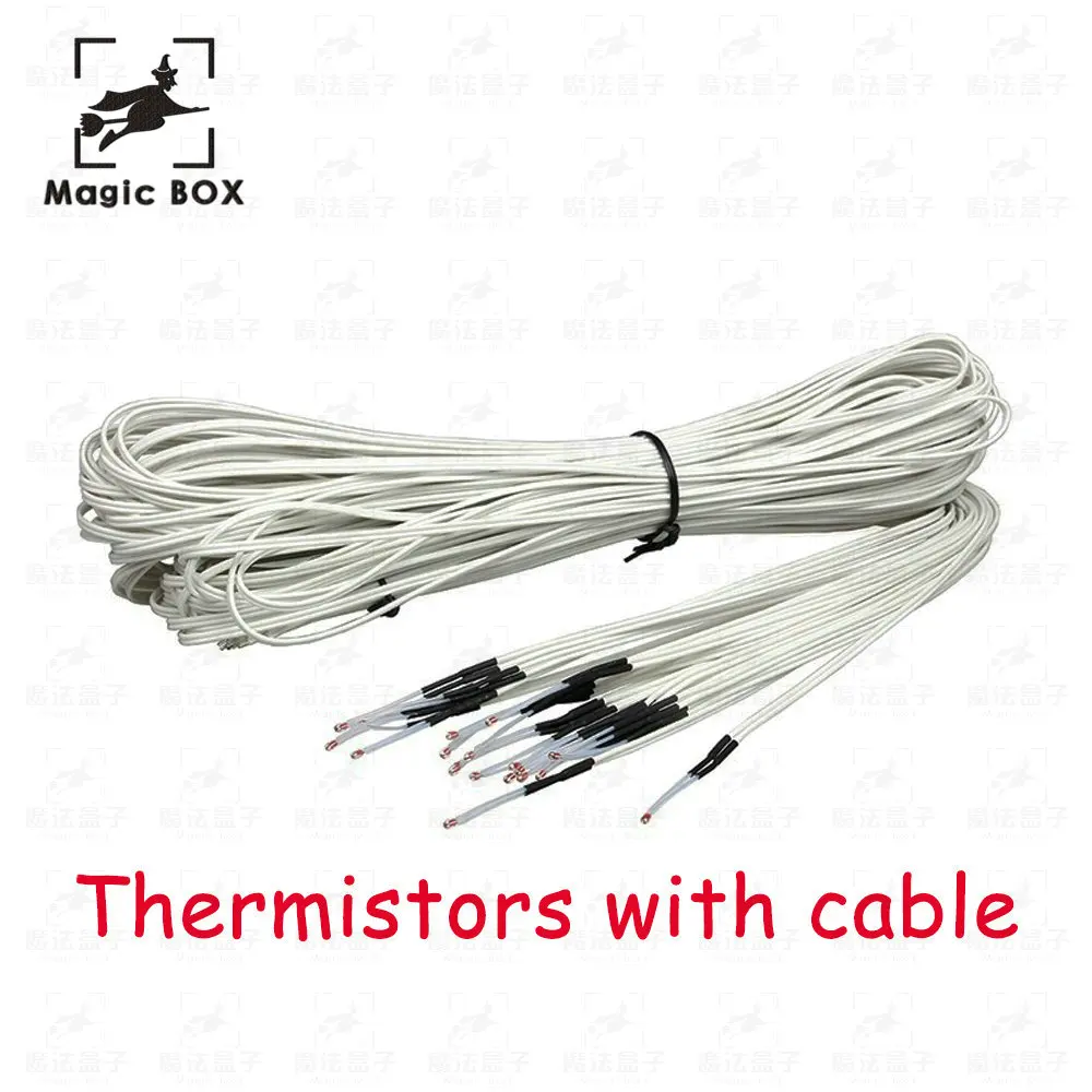 

1pcs 100K Ohm NTC 3950 Thermistors with Cable for 3D Printer Reprap Mend