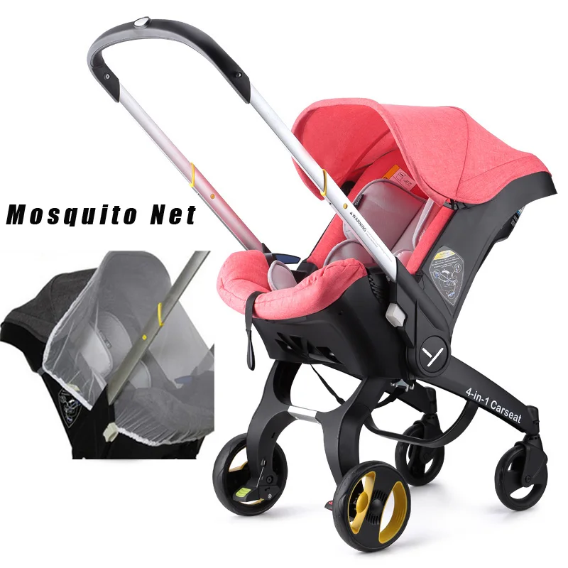 

Baby Stroller Accessories Mosquito Net Transparent Wind Dust Shield Open For Doona Baby Stroller