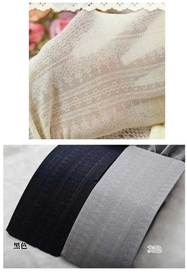 Модные осенние черный, белый цвет Ретро кружево полые сексуальные чулки для женщин ажурные колготки сетки бедра высокие чулки сексуальное