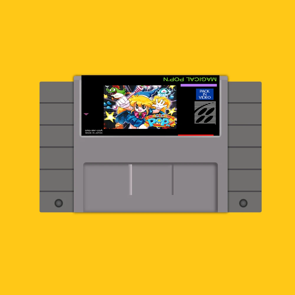 

Hot 46 Pin 16 Bit NTSC Game Cartridge - MAGICAL POP'N