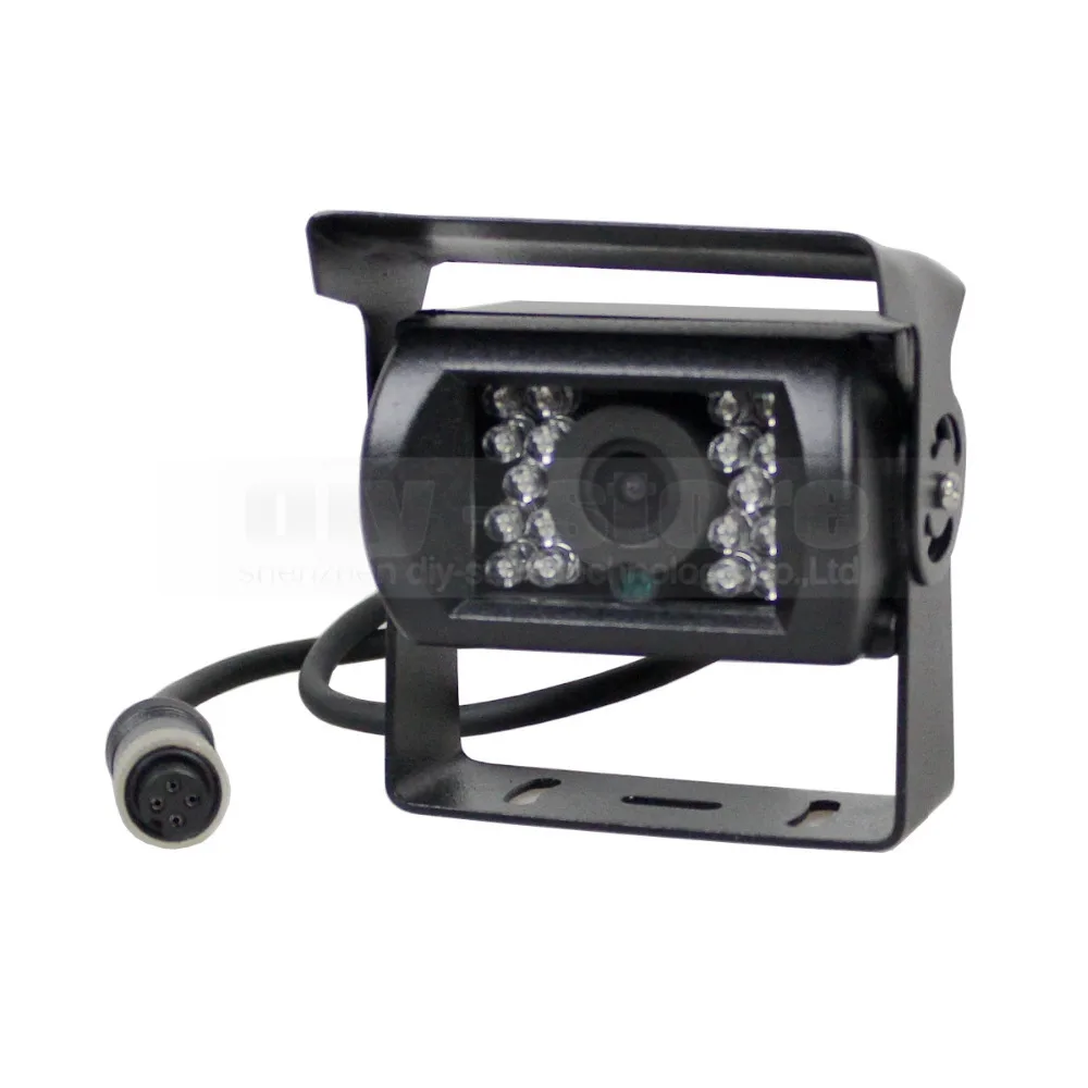 Flash Deal DIYKIT SD 4CH Car DVR Video Recorder 7inch  HD Car Monitor + 4 x Night Vision Rear View Camera For Truck Van Bus 4