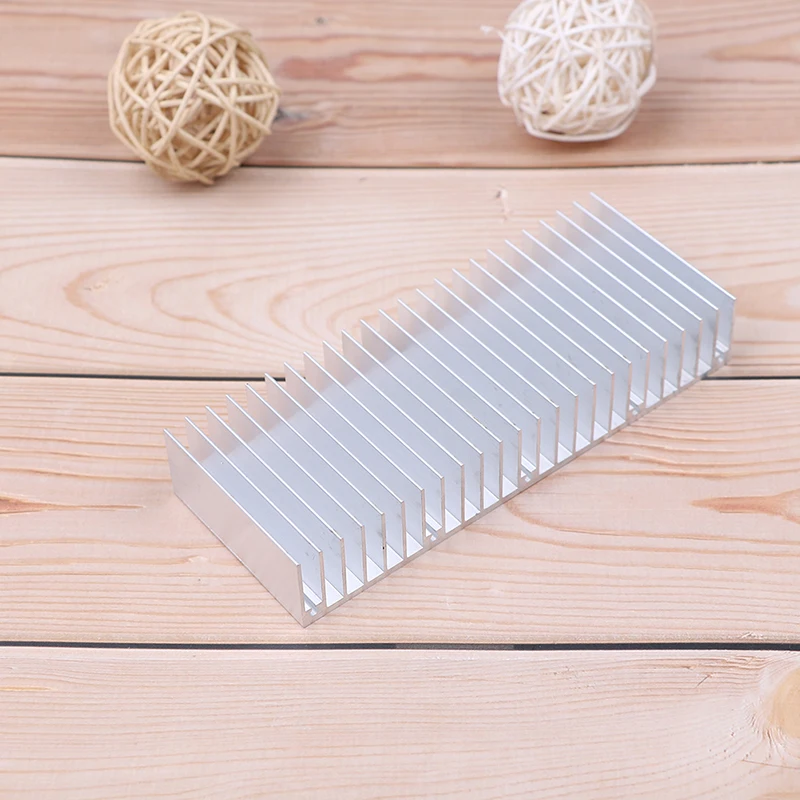 Radiador de Alumínio Dissipador de Calor para Led Eletrônico Dissipação de Calor Refrigerador 150x60x25 mm - Imagem 4