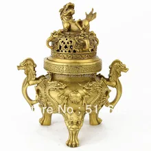 Фэншуй латунь TIAN GOU печь/фэншуй Латунь Курильница