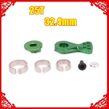 Buffer 25T Comprimento 32.4 milímetros 6061 Liga Servo Braço Para O Modelo Passatempo RC Crawler Peças de Upgrade Do Carro Especialmente Para crawler Ou Caminhão