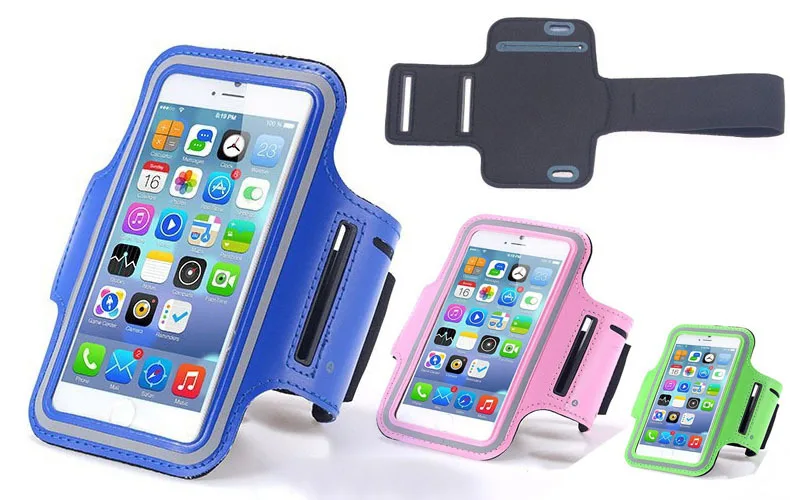 Goede Hot KOOP Jogging Workout Sport Running Armband Houder Cover Case voor Iphone 6 s 6 4.7 Arm Bag Band Case