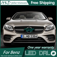 АКД стайлинга автомобилей для Mercedes Benz B200 светодиодный свет звезды DRL Передняя светодиоды на решетку логотип дневного света автомобильные аксессуары