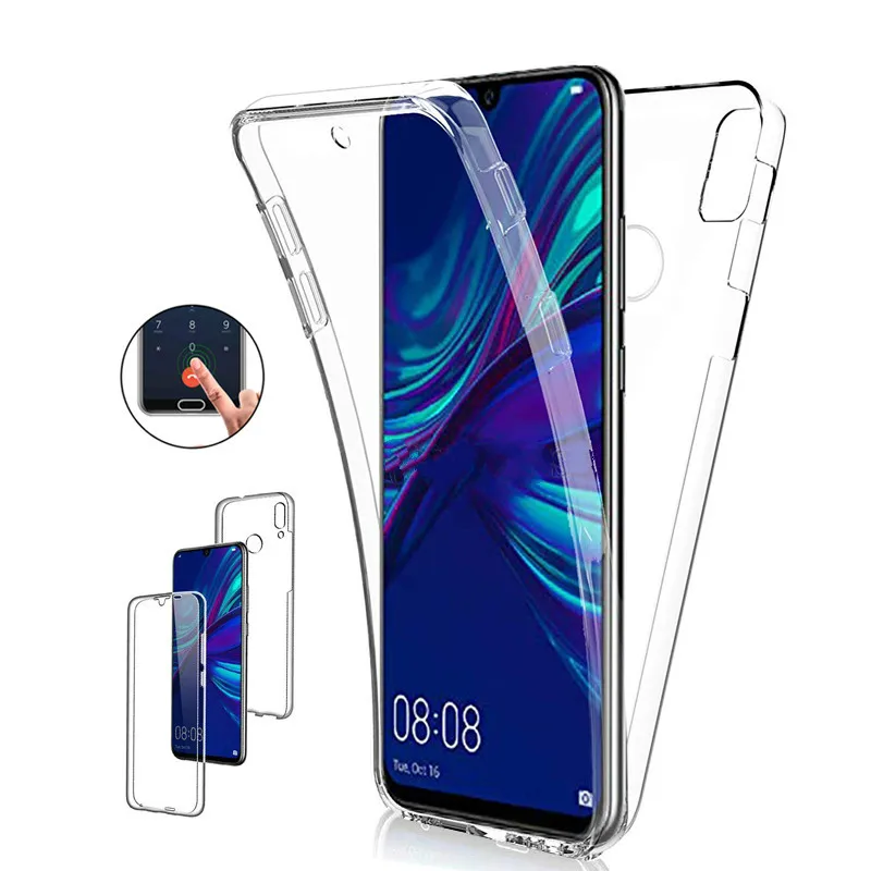 

360 Back+Front Soft TPU Case for Huawei P20 Pro P30 Lite Y6 Y7 P Smart 2019 Cases P8 P9 P10 Plus Mate20 10 Full Protective Cover