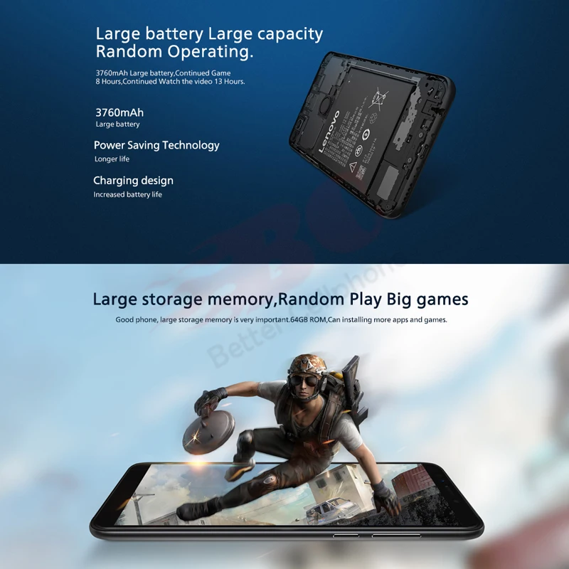 Lenovo K9 Note SmartPhone Rear Camera 16MP Front Camera 8.0MP Snapdragon 450 Octa-Core 3760mAh fingerprint 4GB+64GB OTG Lenovo K9 Note SmartPhone Rear Camera 16MP Front Camera 8.0MP Snapdragon 450 Octa-Core 3760mAh fingerprint 4GB+64GB OTG
