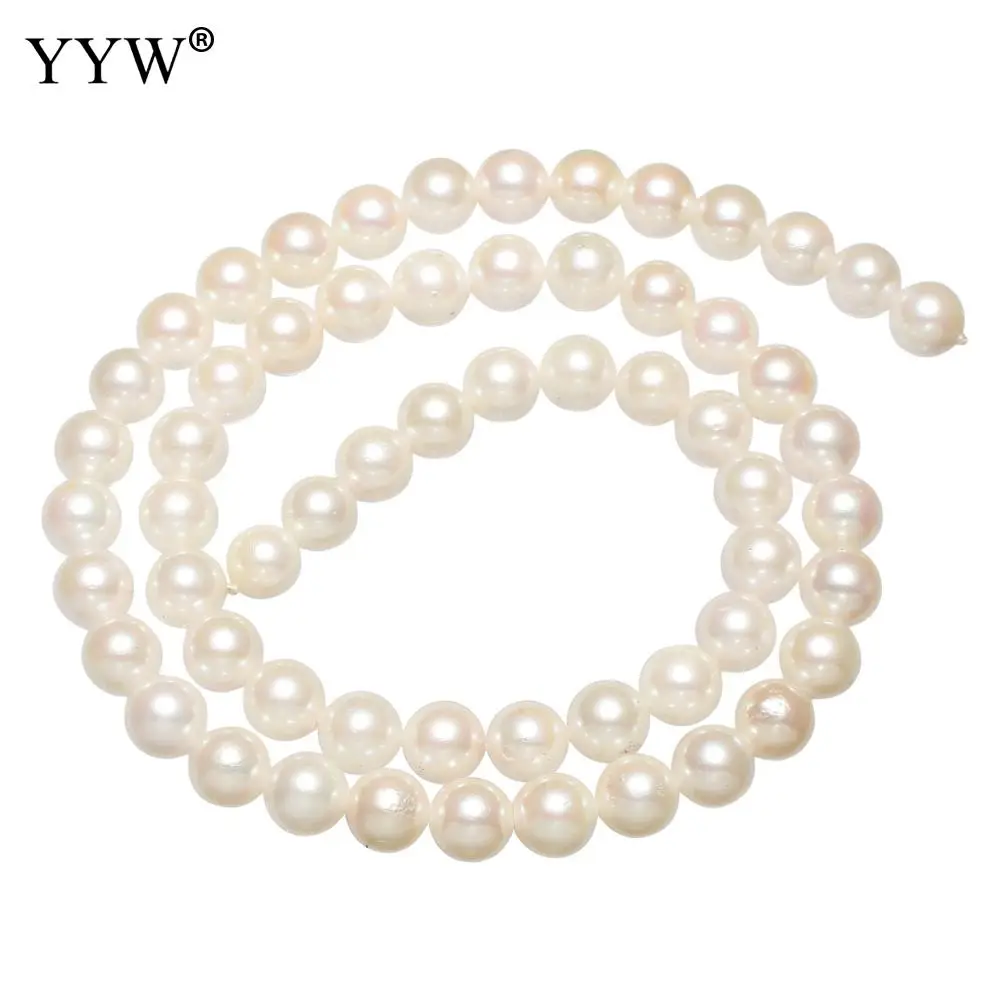 

YYW Cultured Potato Freshwater Pearl Beads Strand jewelry gift DIY bracelet necklace