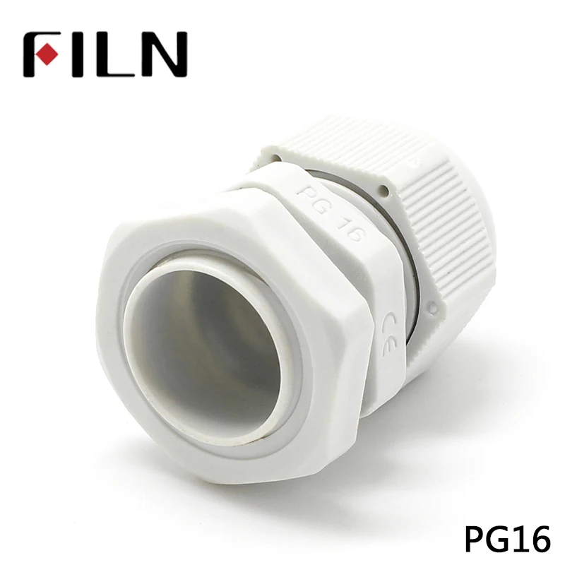 PG16 IP68 waterproof white cable gland  (3)