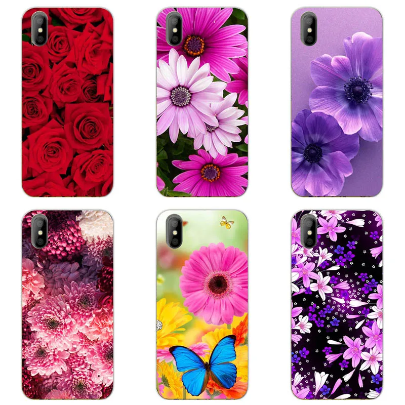 

For Doogee X50 Soft silicone Phone Cases For Doogee X50 Soft TPU Material Back Cover Coque Print painting Flower style