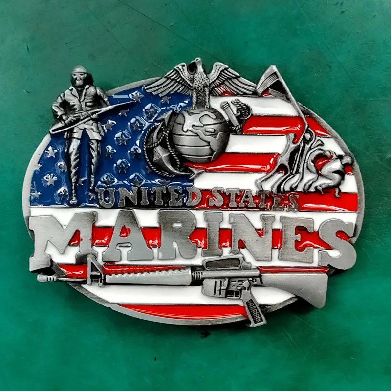 1 шт. США Amry солдат ковбойский ремень с пряжкой металлической оправе Мужские