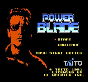 

Power Blade Region Free 8 Bit Game Card For 72 Pin Video Game Player