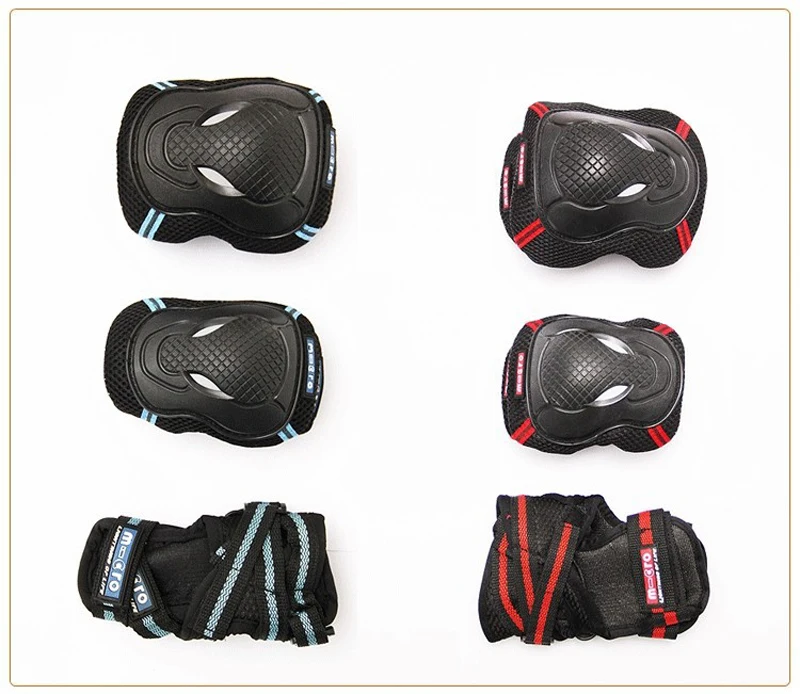 6pcs/set Skating Protective Gear Sets Elbow Knee pads Bicycle Ice