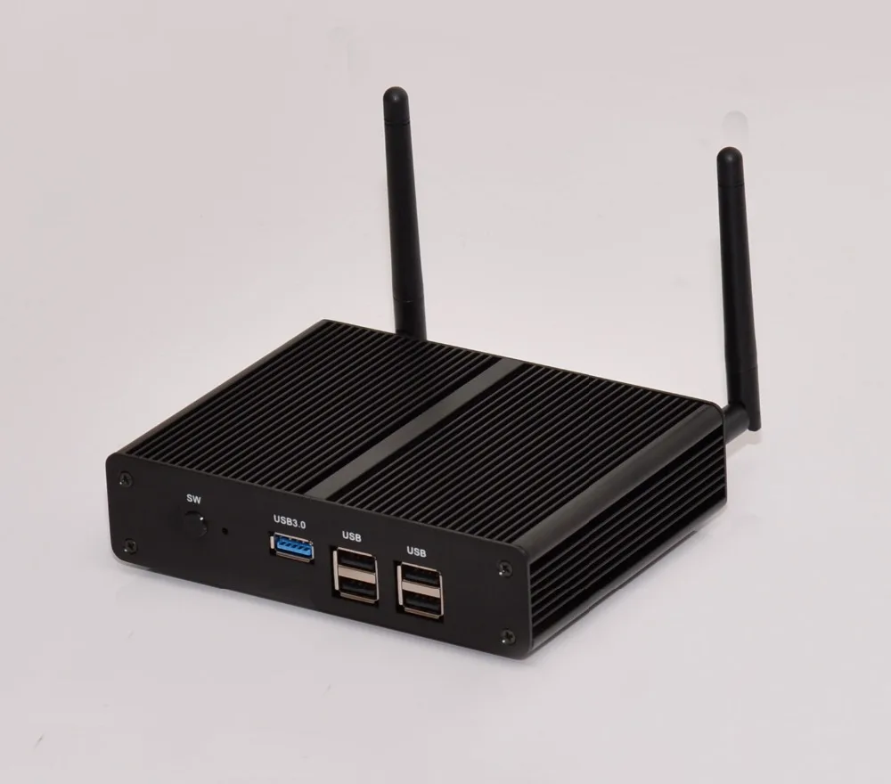 Windows мини ПК Celeron Barebone HTPC Intel Nuc Безвентиляторный Компьютер Процессор Intel Celeron N2810 N2920 J1900 двойной HDMI 300M Wifi USD3.0