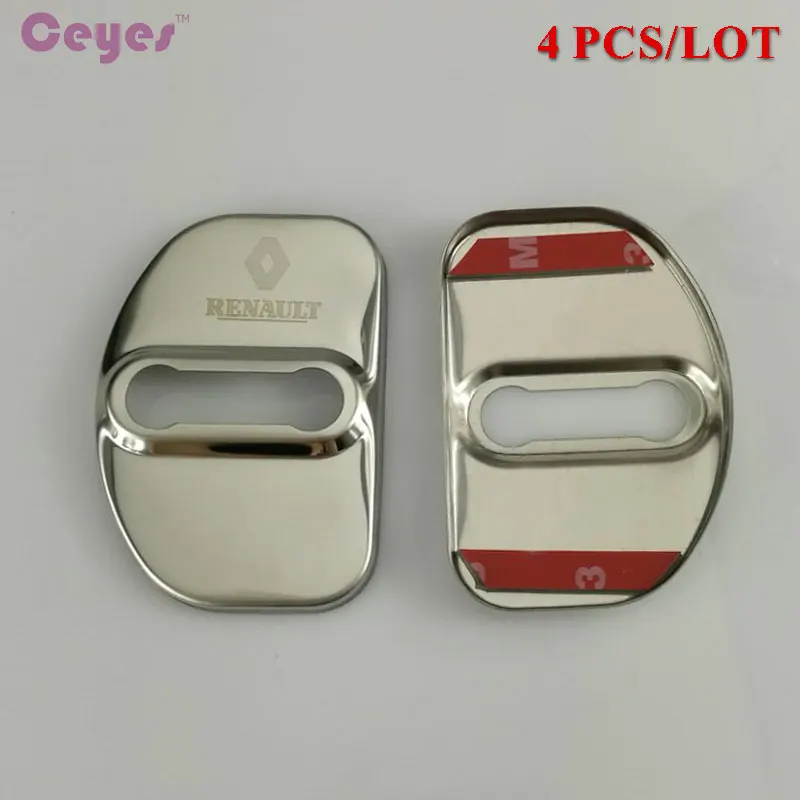 Ceyes السيارات سيارة التصميم سيارة الباب قفل غطاء حالة لرينو ميجان 2 الخلابة لاغونا 2 Captur فلوينس خط العرض كوليوس سيارة التصميم