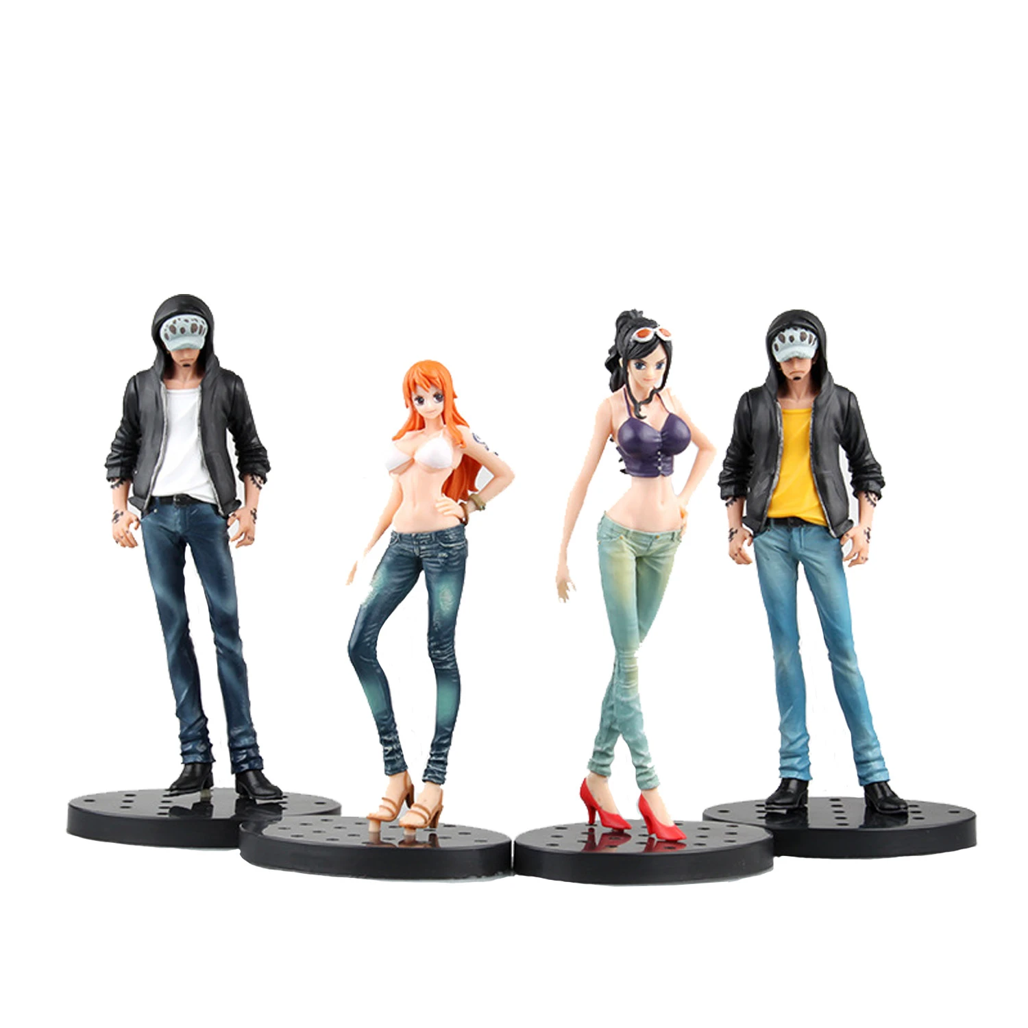 Chanycore Anime One Piece Jeans Freak Law Nami Robin Zoro 7style 1pcs Set Action Figures Pvc Onepiece Toys Doll Model Collection Doll Model Anime One Pieceone Piece Aliexpress