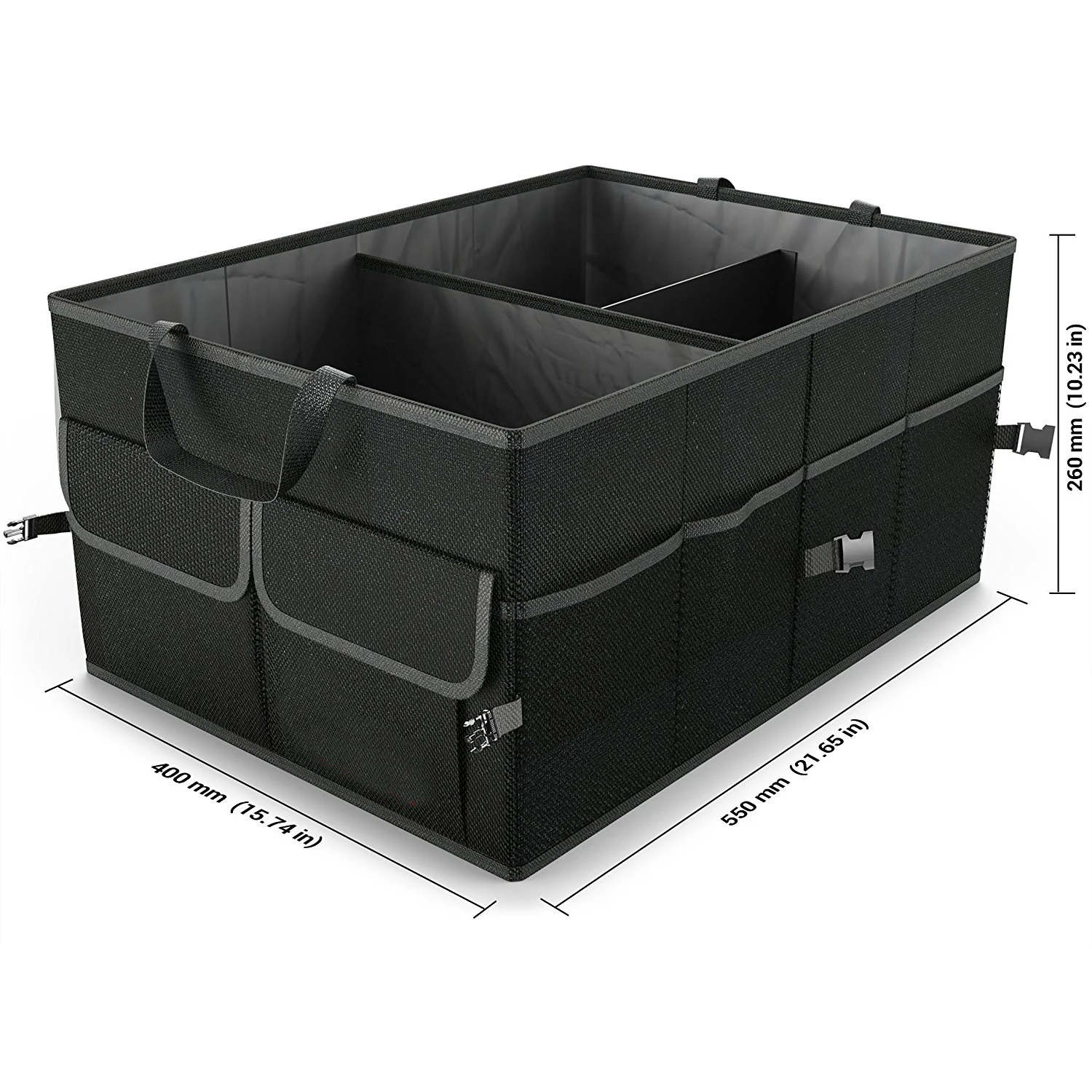 Автомобильный органайзер для багажника экологичный супер прочный и прочный складной грузовой ящик для хранения для авто грузовиков SUV коробка для багажника