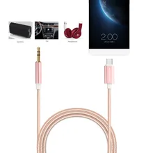 ACCGUYS type-C аудио кабель, металлический Тип c к Jack 3,5 мм вход для источника аудио-сигнала, 1 м Тип c aux кабель для Google Pixel/XL Leeco Le Max 2/Pro 3