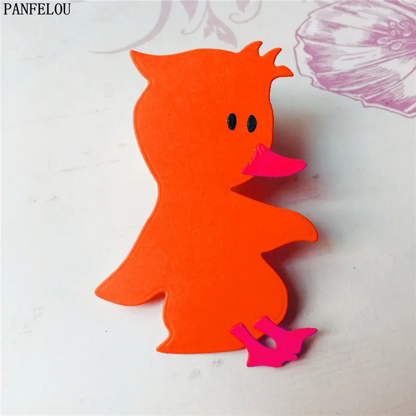 

PANFELOU Orange duck paper die cutting dies for Scrapbooking/DIY Christmas wedding Embossing mould cards