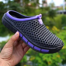 Новинка; садовые Вьетнамки; водонепроницаемая обувь; женские быстросохнущие летние пляжные тапки без застежек; уличные сандалии; открытые босоножки; Chaussure