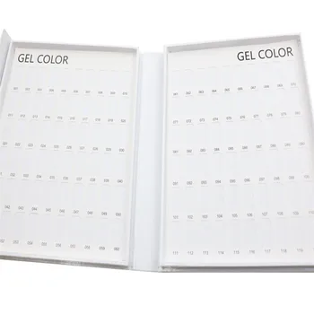 

Nail shop dedicated 120 color card book High-grade Nail oil glue display board salon color card nail display polish organizer