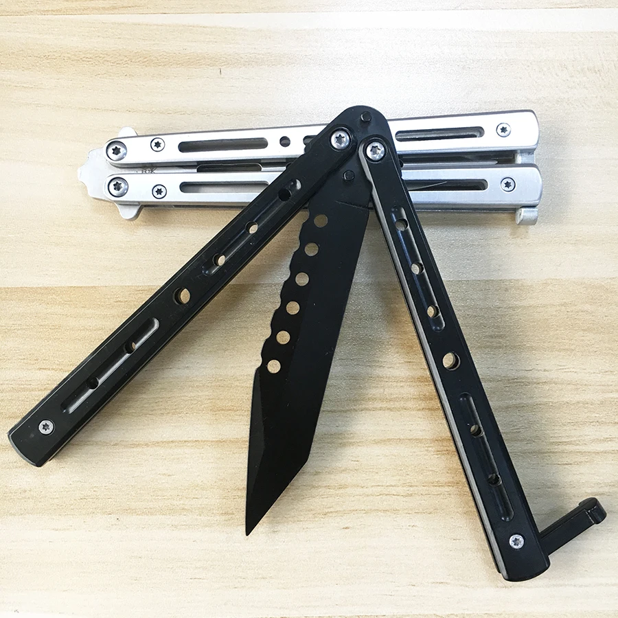 

Stainless Steel Folding Knife Butterfly In Knife Practice Training Knife Tactical For Counter Strike Game Knife Gift Karambit
