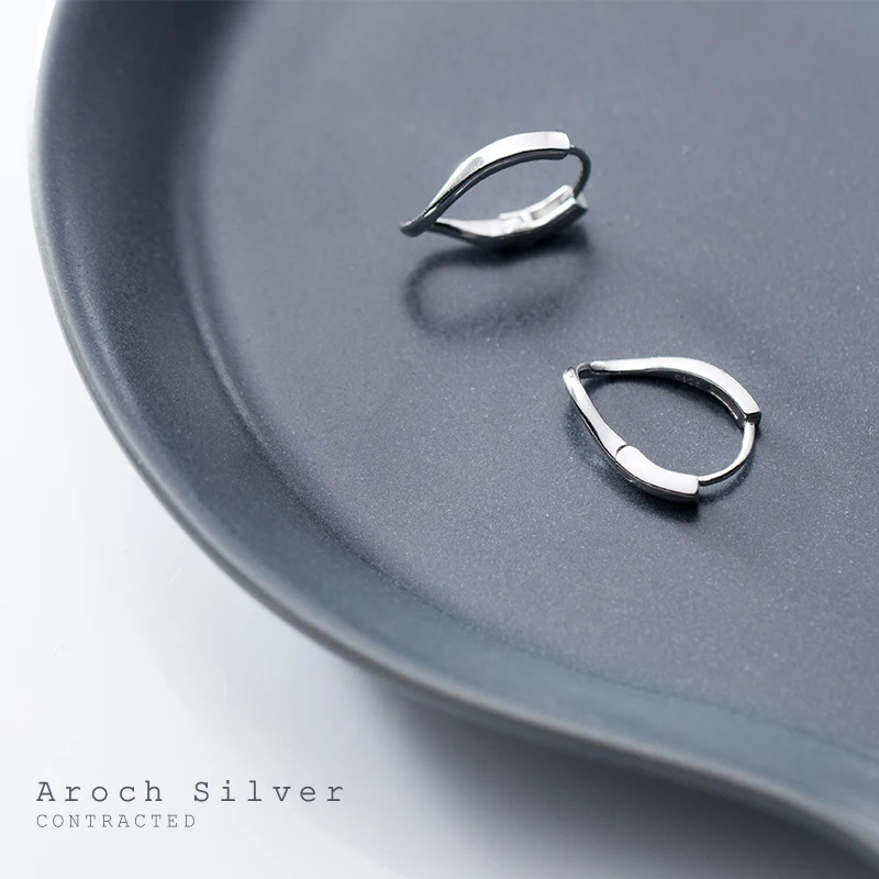 Raoch S925 Серебряная Ушная Кнопка женский в Корейском стиле небольшой свежий