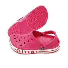 Летние мужские сабо; яркие сандалии для сада; пляжные шлепанцы для мужчин; обувь унисекс для студентов; M4-M10