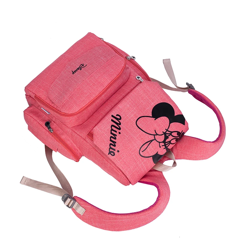 2019 Disney Mickey Minnie Mummy Maternity Nappy Bag Baby Travel Nappy Backpack Designer Nursing Bag - 32997355023