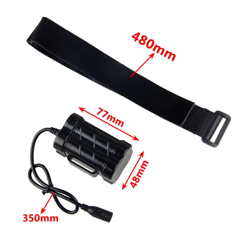 Sale 8.4V 12000mAh Rechargeable Battery Pack 4 x 18650 Battery for Head Lamp Bike Bicycle Light 4