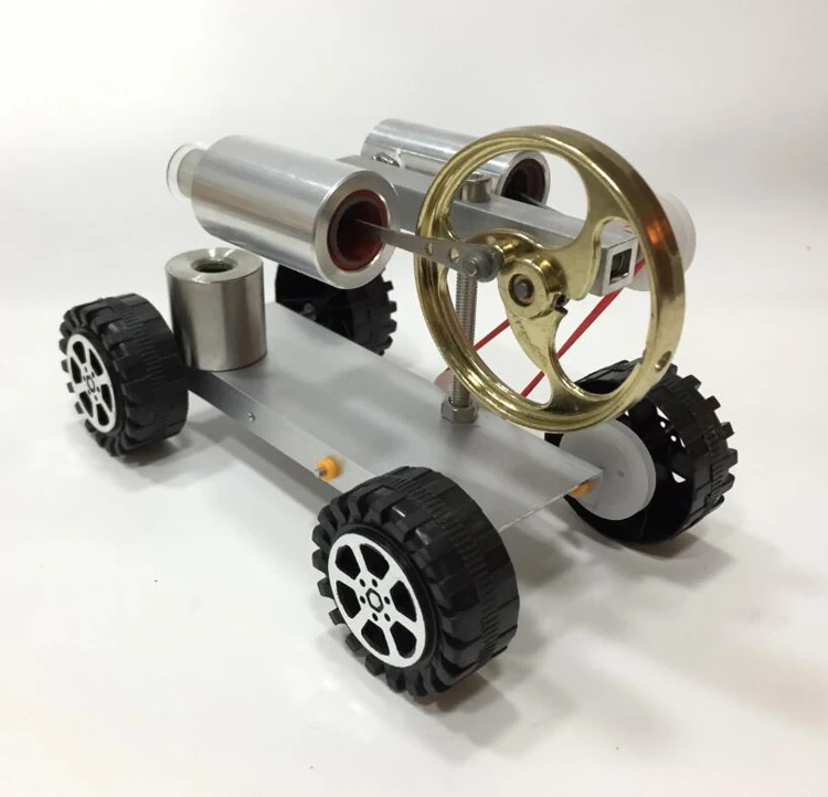 New Arrival Mini Hot Air Stirling Engine Motor Model Educational Four