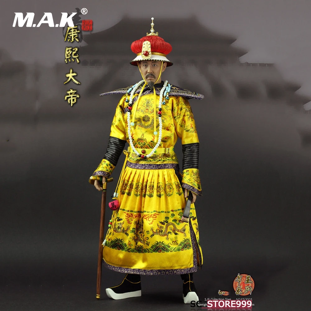 

Collection Toys ES3001 1/6 Scale Full Set With Accessories Qing Dynasty Series Of Emperors Kangxi Ancient Action Figure for Gift