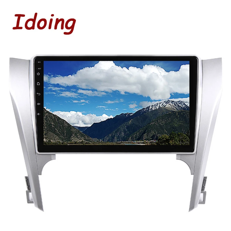 Clearance Idoing 10.2" Car Android 8.0 Radio Multimedia Player 4G+64G Octa Core Fit Toyota Camry 2012-2014 2.5D IPS Screen GPS Navigation 4