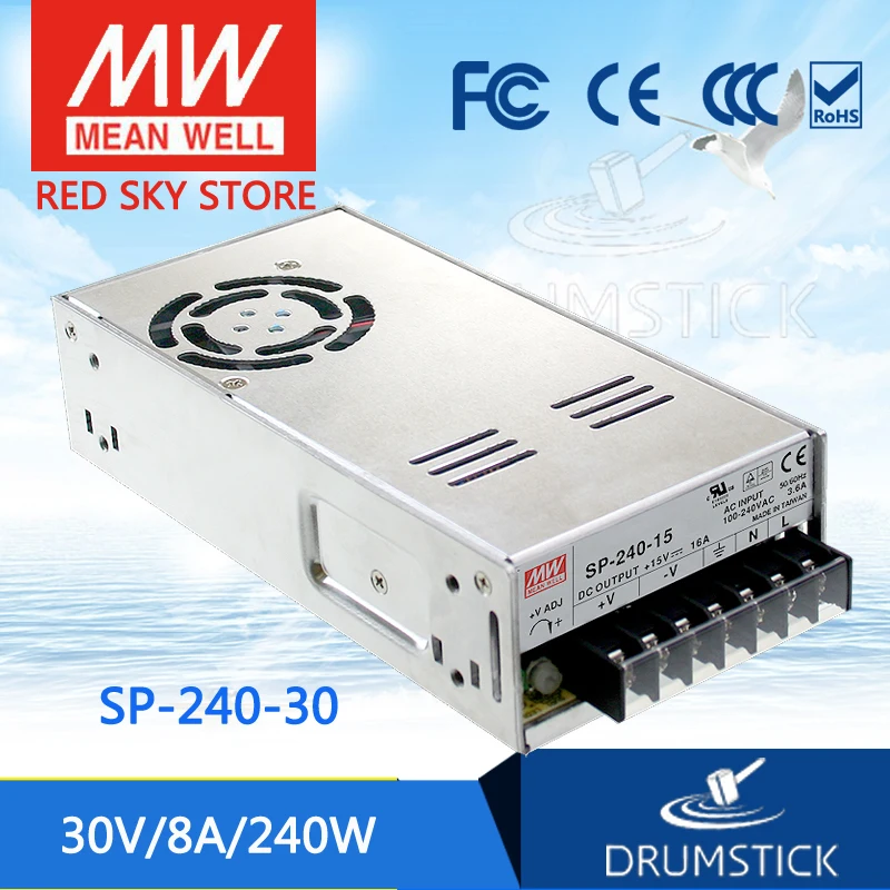 Advantages MEAN WELL SP-240-30 30V 8A meanwell SP-240 240W Single Output with PFC Function Power Supply [Hot6]