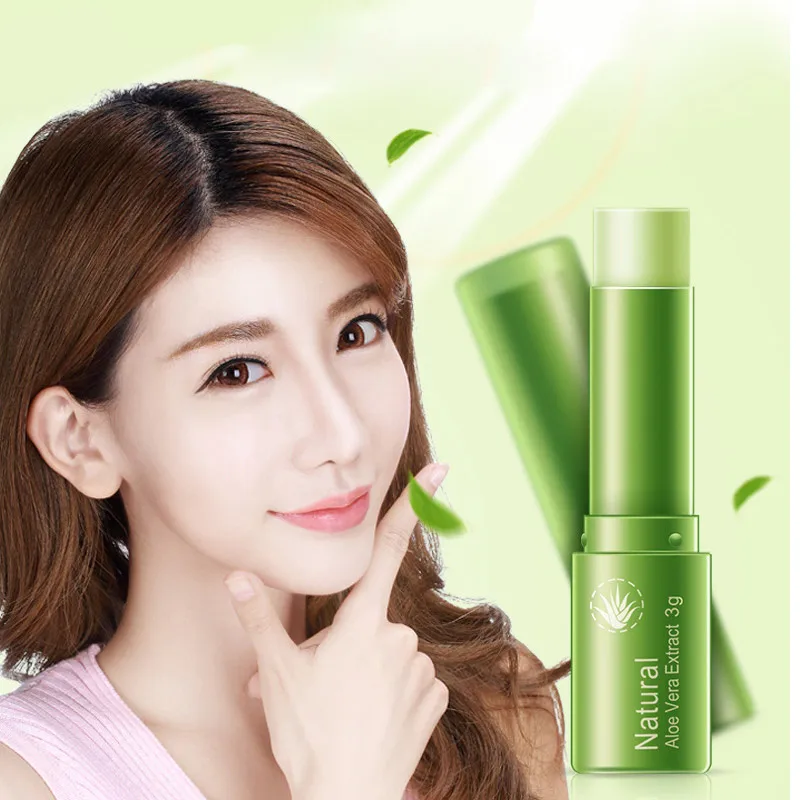 BIOAQUA Makeup Lip sticks Long Lasting Deep Moisturizing Aloe Makeup Lip Balm Colorless Lip Care Men 5