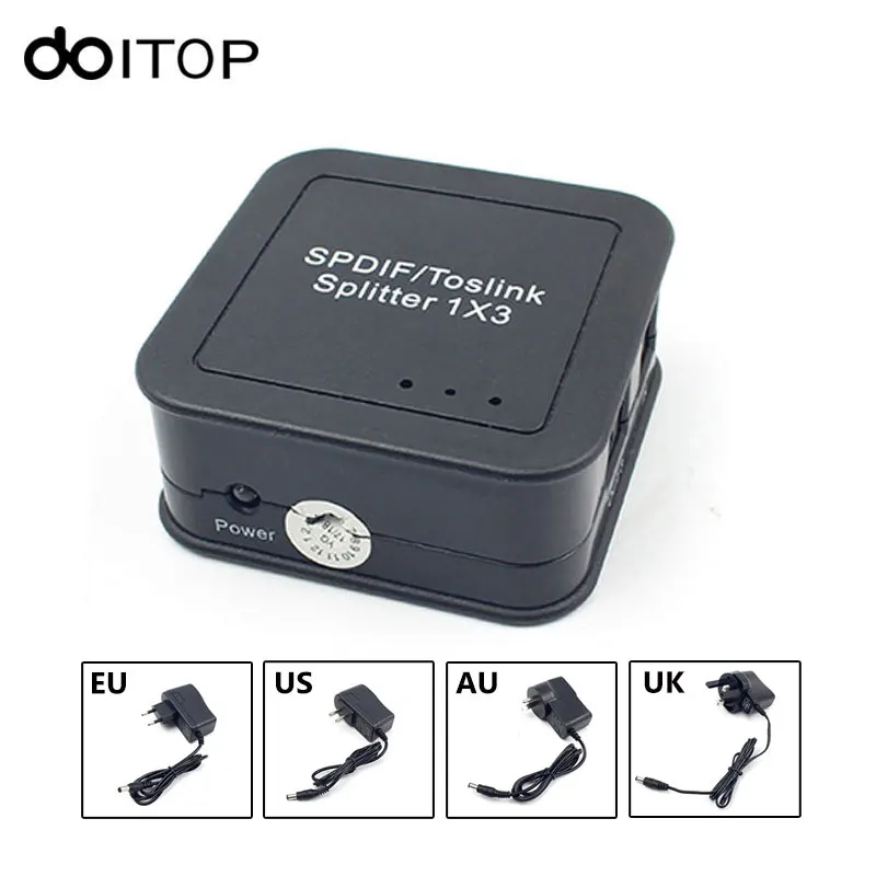 fiber optic audio splitter