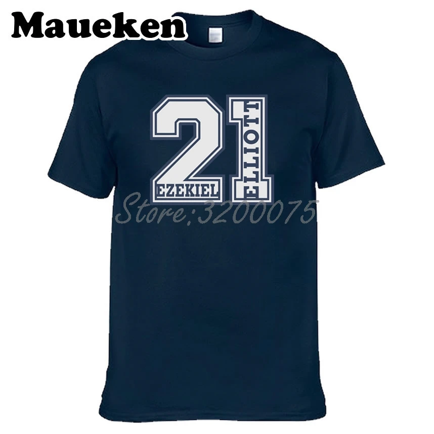 

Men Dallas 21 tocige ezekiel elliott T-shirt Clothes T Shirt Men's for cowboy fans gift o-neck tee W0315005