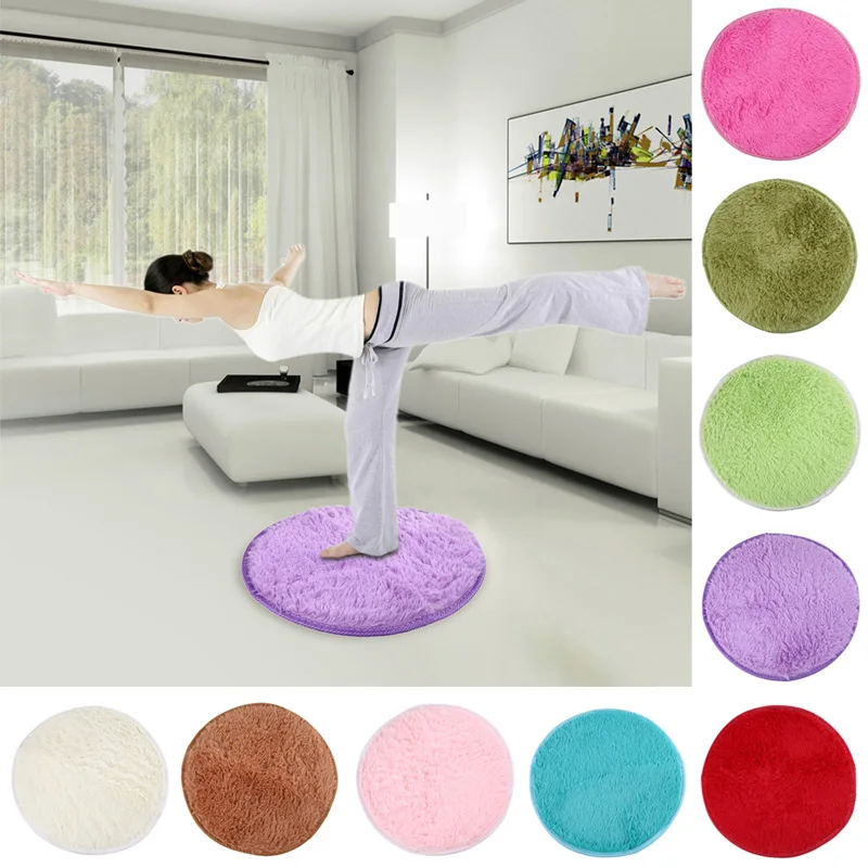 Small Bedroom Rugs Online New 42cm Home Decor Bedroom Mat Door Floor Carpet Puzzle Fluffy Round Foam Rug Non