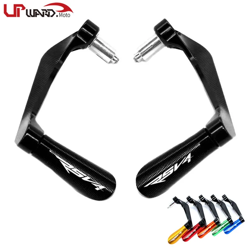 

For Aprilia RSV4 RF 2016 2017 RSV MILLE / R 2004-2008 Motorcycle 7/8" 22mm Handlebar Grips Brake Clutch Levers Guard Protector