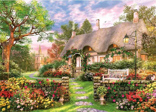 1000-Piece Sunset Nature Jigsaw Puzzle For Adults - Scenic Landscape, Challenging & Fun For Family Game Nights (27.5x19.6 Inches) - View #8