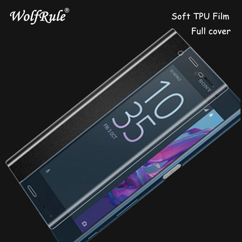 

2pcs Full Cover Screen Protector For Sony Xperia XZ1 Compact Soft TPU Film For Sony Xperia XZ1 Compact Anti Burst XZ1 Compact