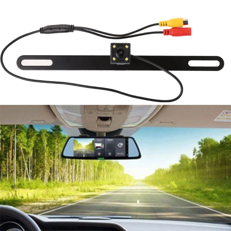 

Universal Durable Car Rear Reverse License Plate Parking Rearview Backup Camera