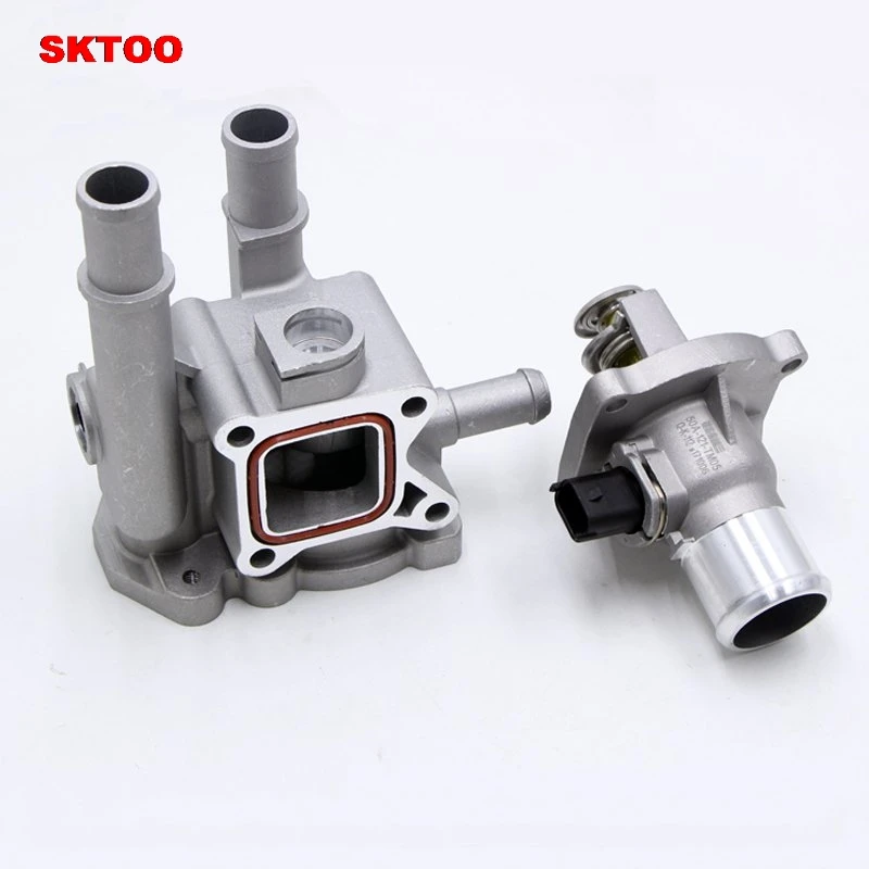 

Engine Coolant Thermostat and Aluminum housing/Cover for Opel Astra Zafira Signum Vectra Chevrolet Aveo Cruze 96984103 96984104