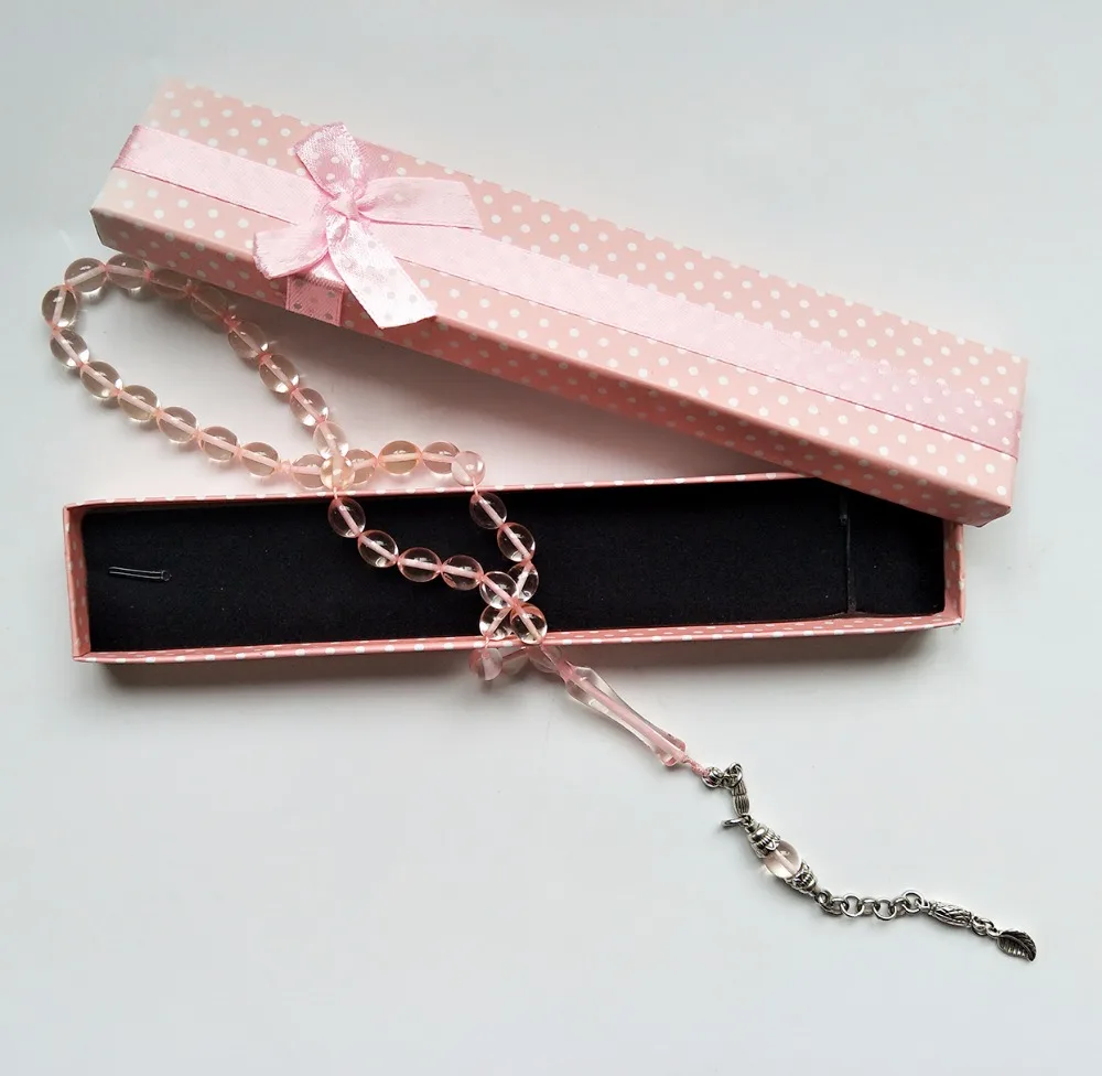 

Muslim wedding & birthday gift color tasbih pink beads prayer beads