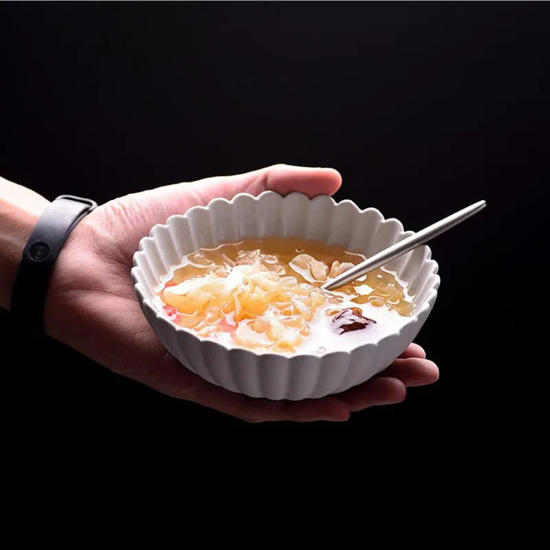 Фарфоровая тарелка поднос из чистой пищи простая посуда креативная кухонные