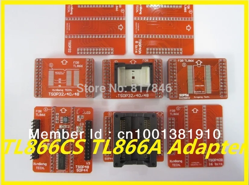 Free Shipping 100% original V3 IC Adapter for MiniPro TL866A TL866CS Programmer TSOP32 TSOP40 TSOP48 SOP44 SOP56 Free Shipping 100% original V3 IC Adapter for MiniPro TL866A TL866CS Programmer TSOP32 TSOP40 TSOP48 SOP44 SOP56