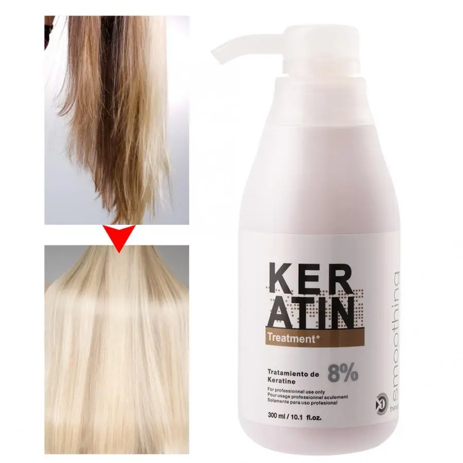 

PURC Damaged Dry Hair Repair Keratin Treatment Hair Conditioner Care Nutrient 300ml (8%) Hair Keratin