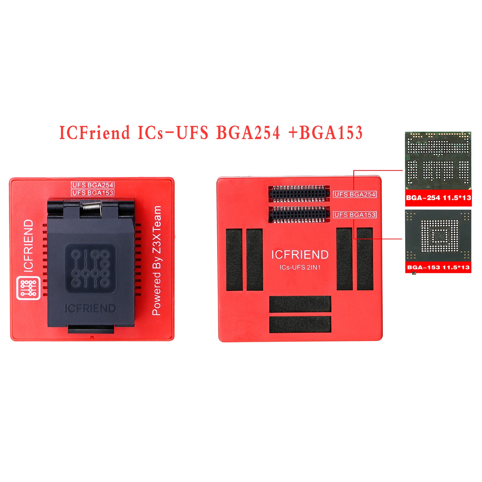 ICFriend ICs UFS 3 в 1 поддержка BGA254 BGA153 BGA95 легкий JTAG PLUS box|Наборы для ремонта мобильных